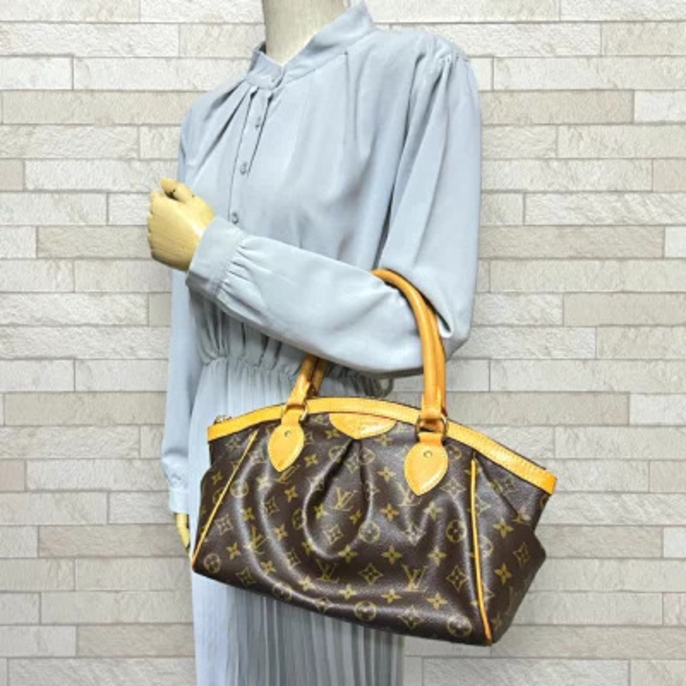 Louis Vuitton Brown Handbag Tivoli Monogram Canvas